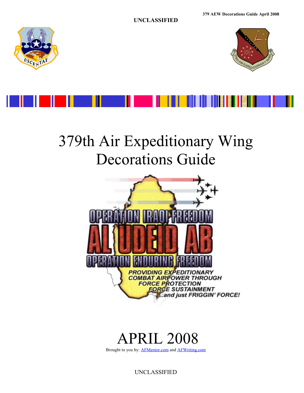 379 AEW Decoration Guide - April 2008