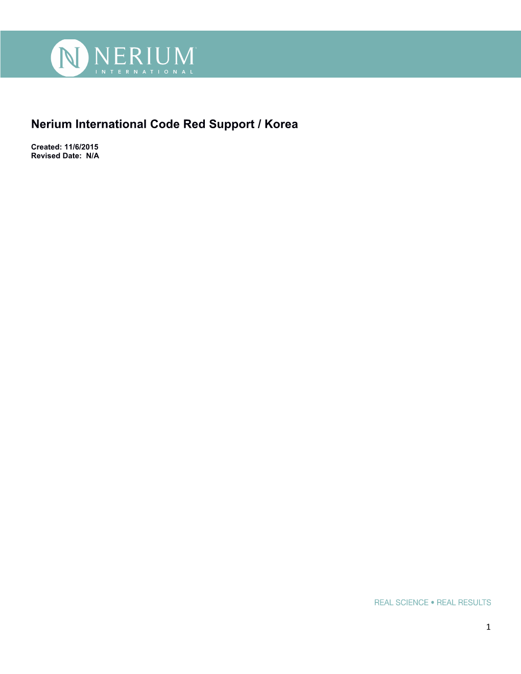 Nerium International Corporate Support / Korea