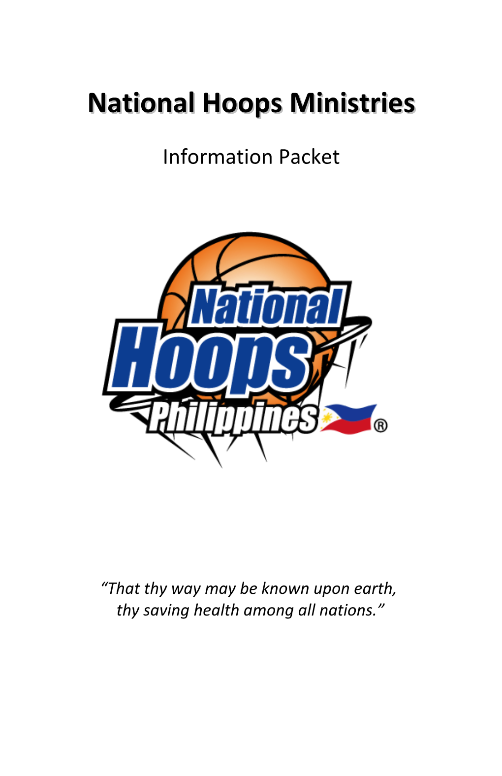 National Hoops Ministries