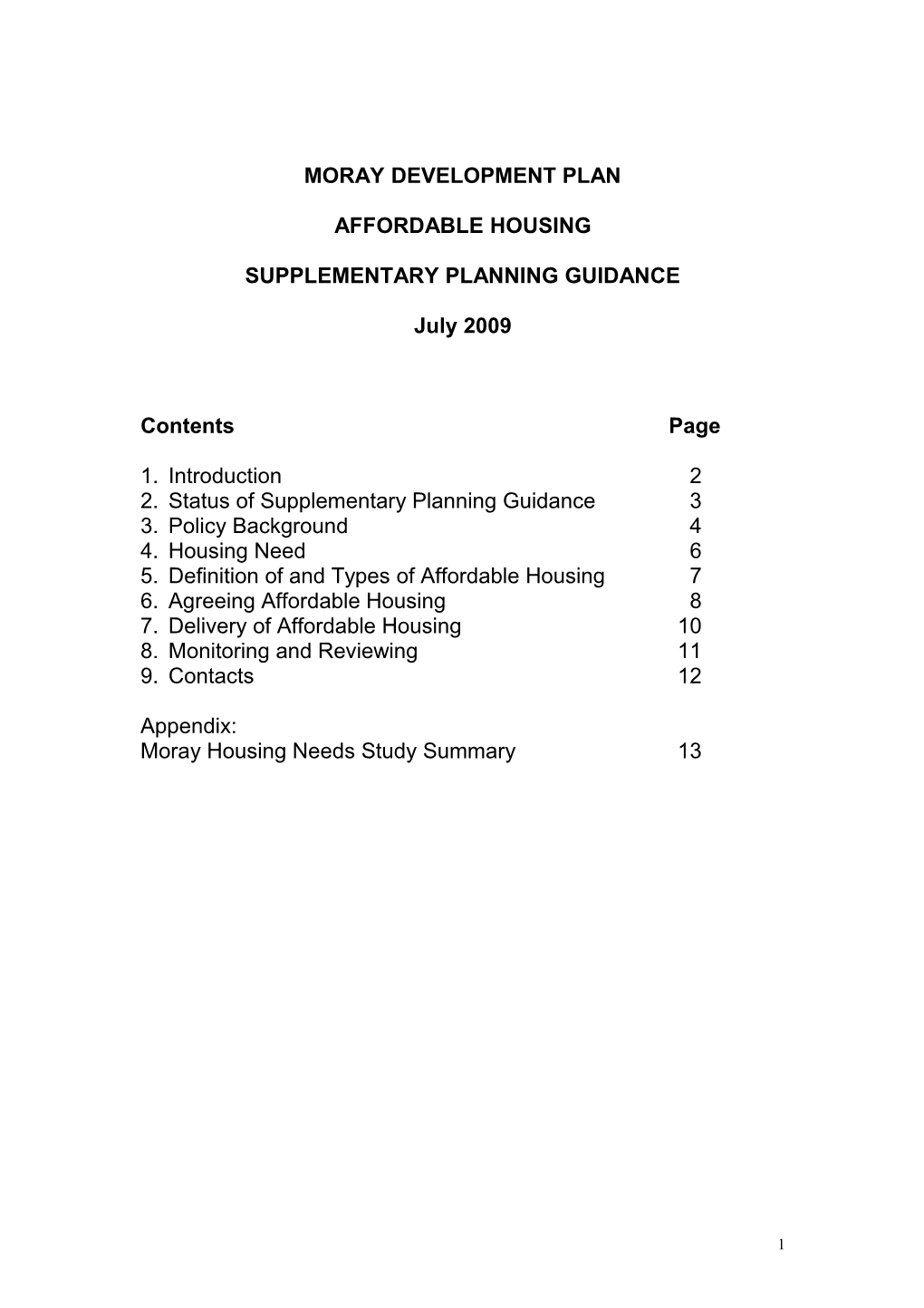 Moray Development Plan