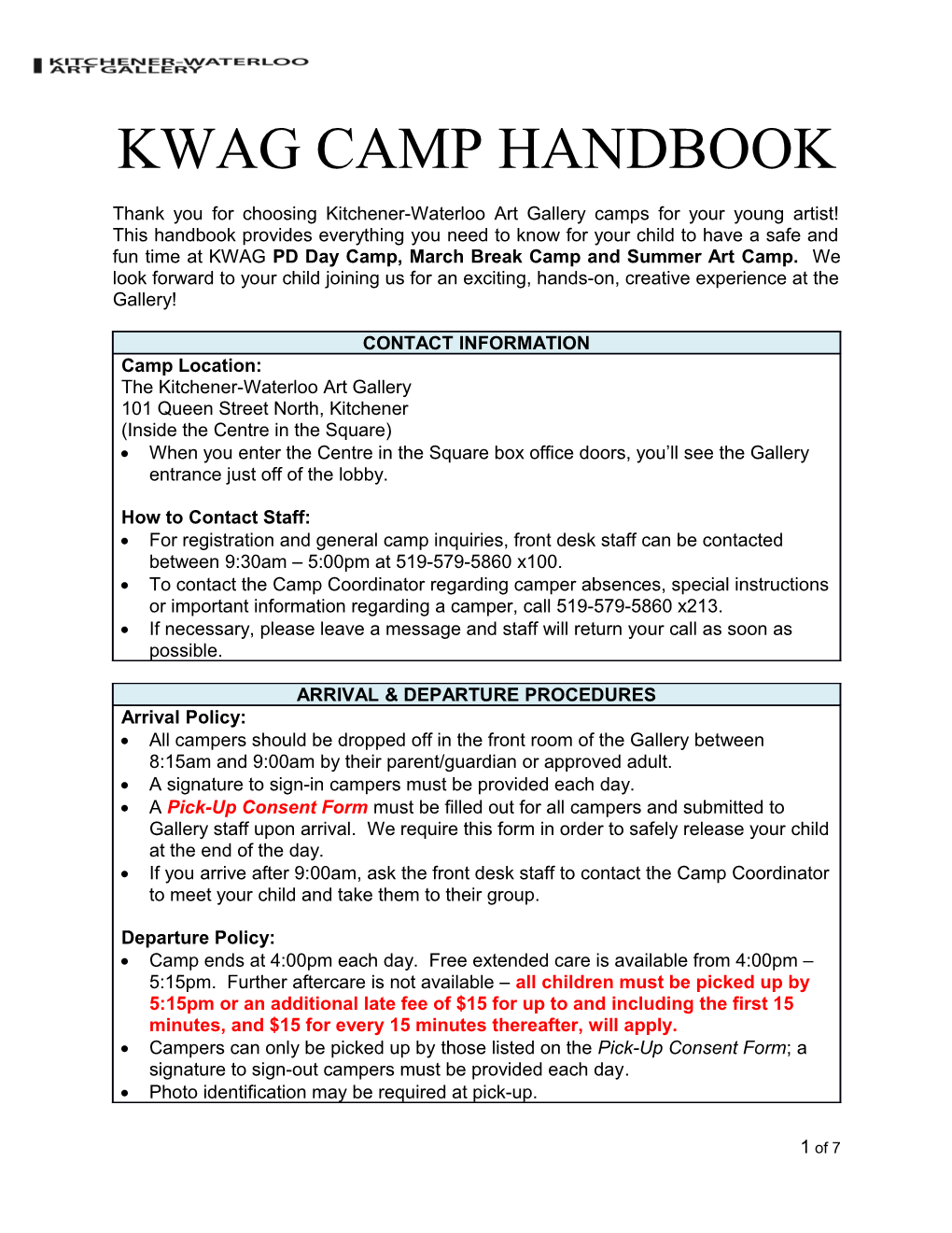 Kwagcamp Handbook