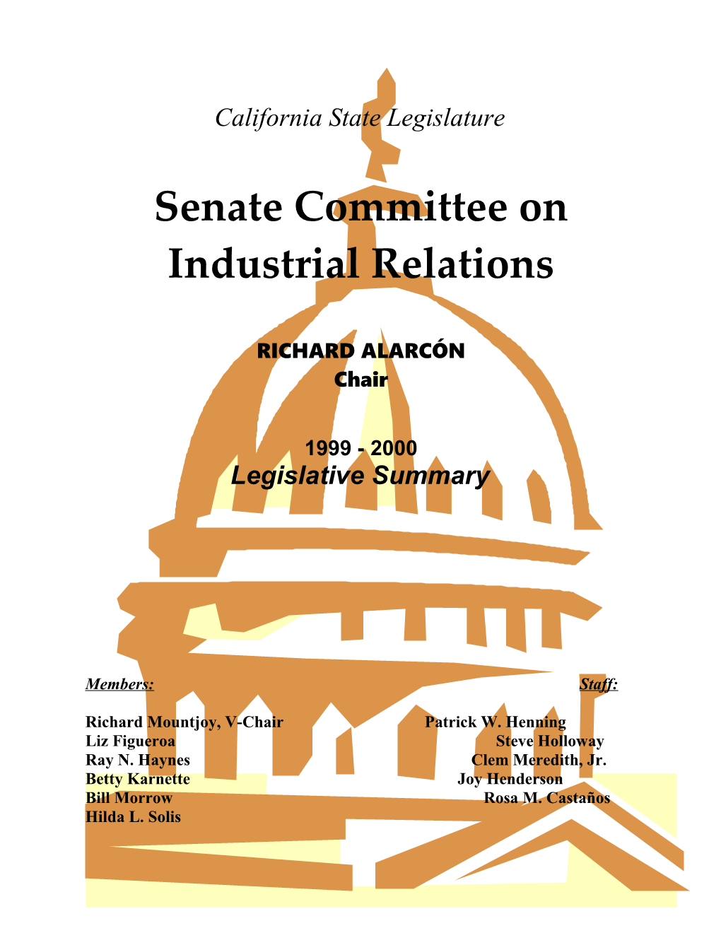 California State Senate Committee On
