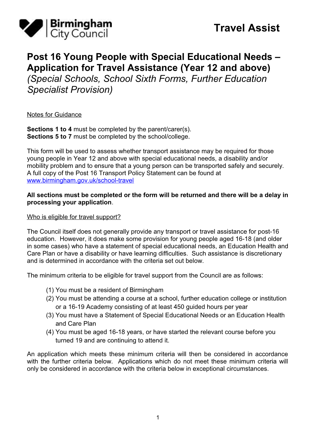 Specialschools, School Sixth Forms, Further Education Specialist Provision