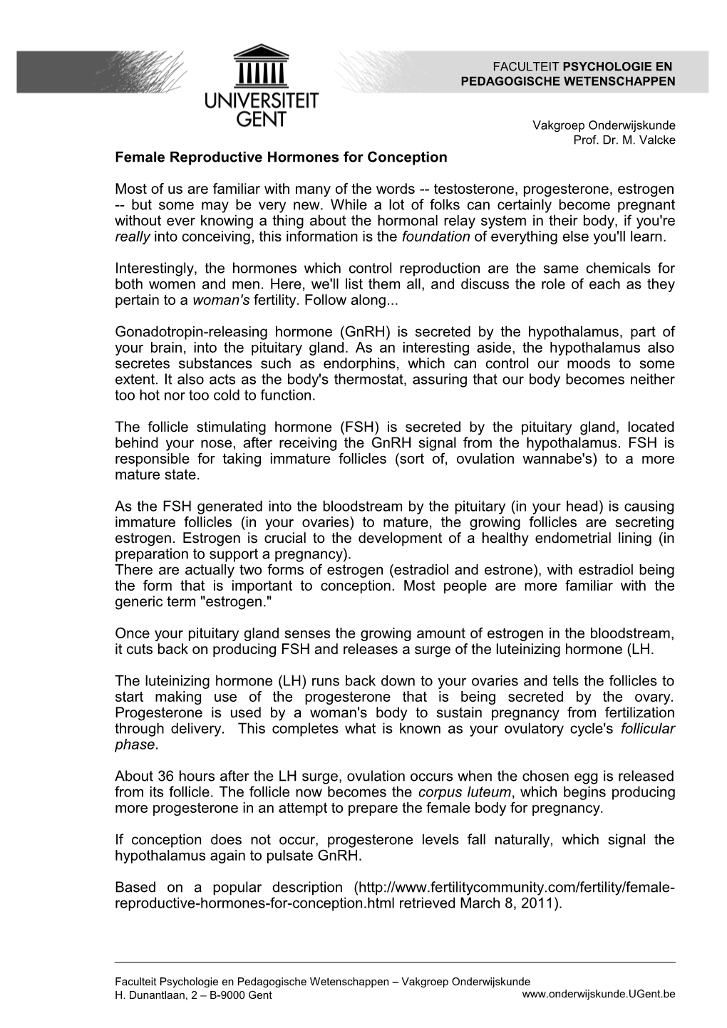 Verslag Begeleidingscommissie 25 Oktober 2006