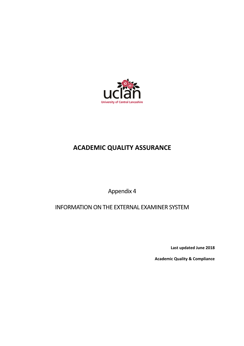 Academic Quality Assurance