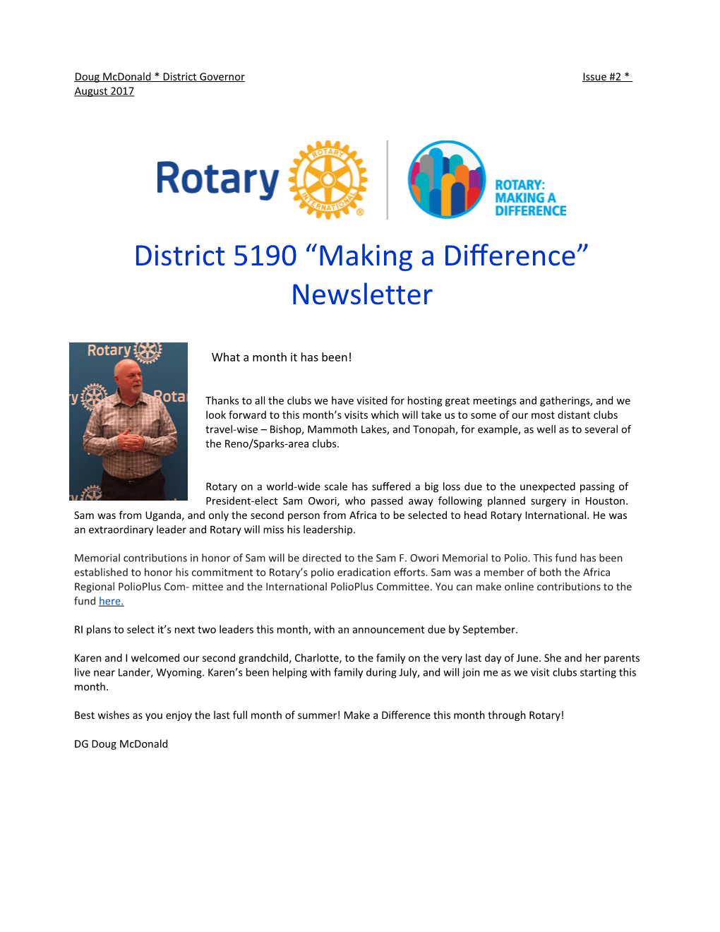 Rotary District 5190 August 2017 Newsletter Template.Pub