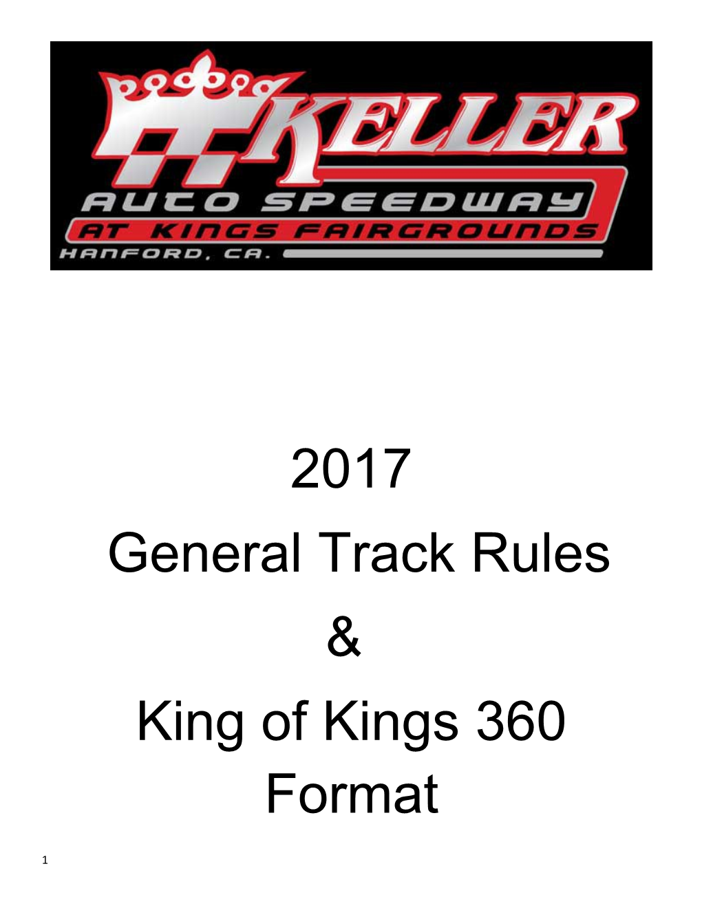 General Track Rules