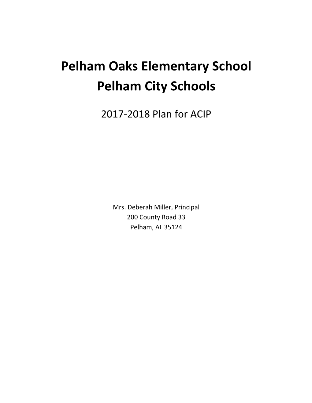 Pelham Oaks Elementary School