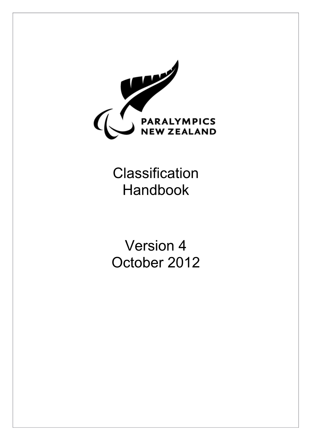 2.Paralympics New Zealand Classification Strategy