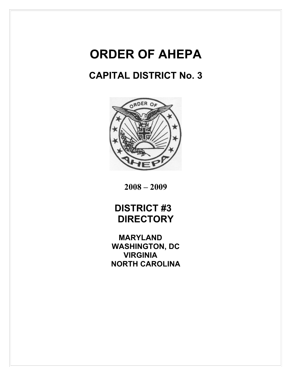 Order of Ahepa