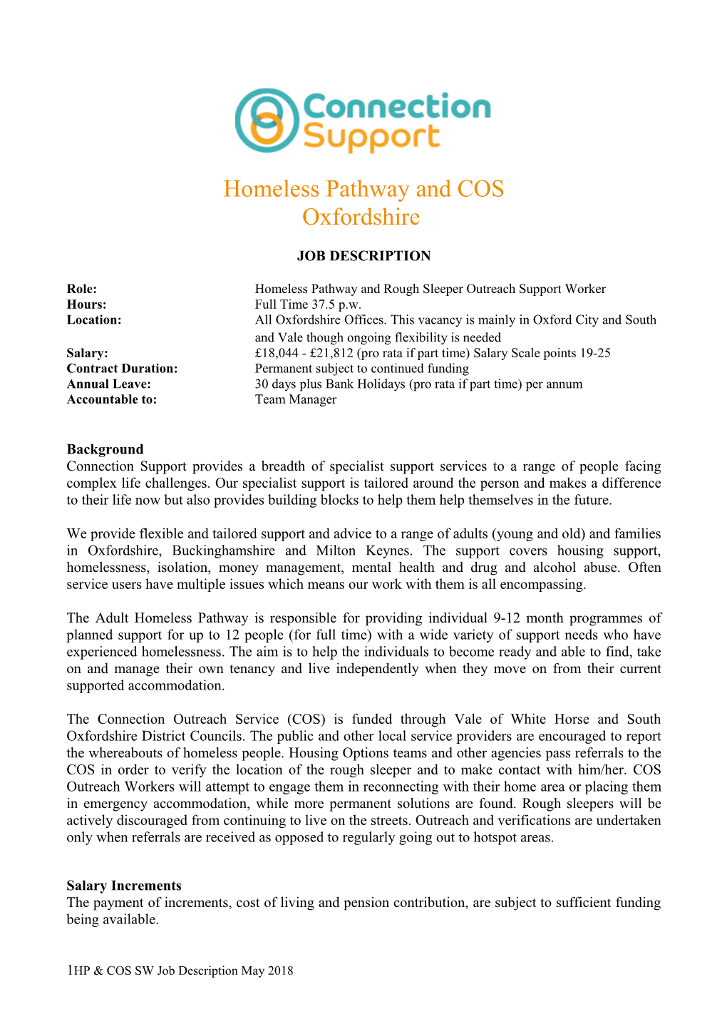 Homeless Pathway and COS