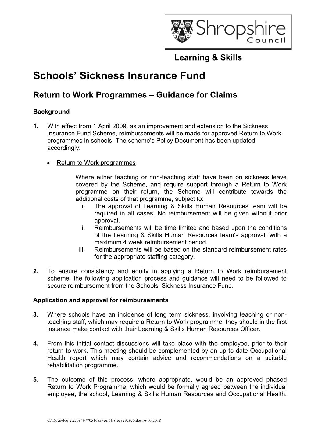 Schools Sickness Insurance Fund