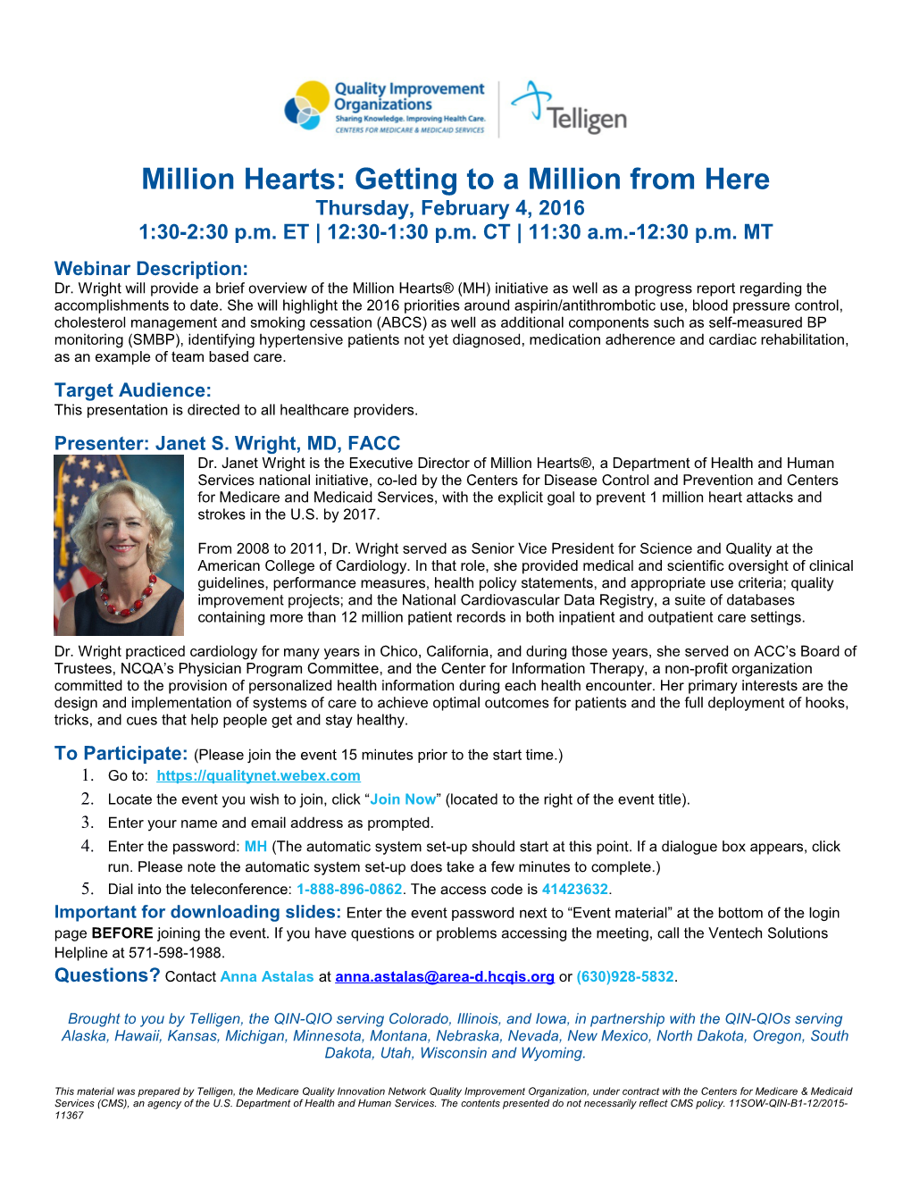 Million Hearts: Getting to a Million from Here