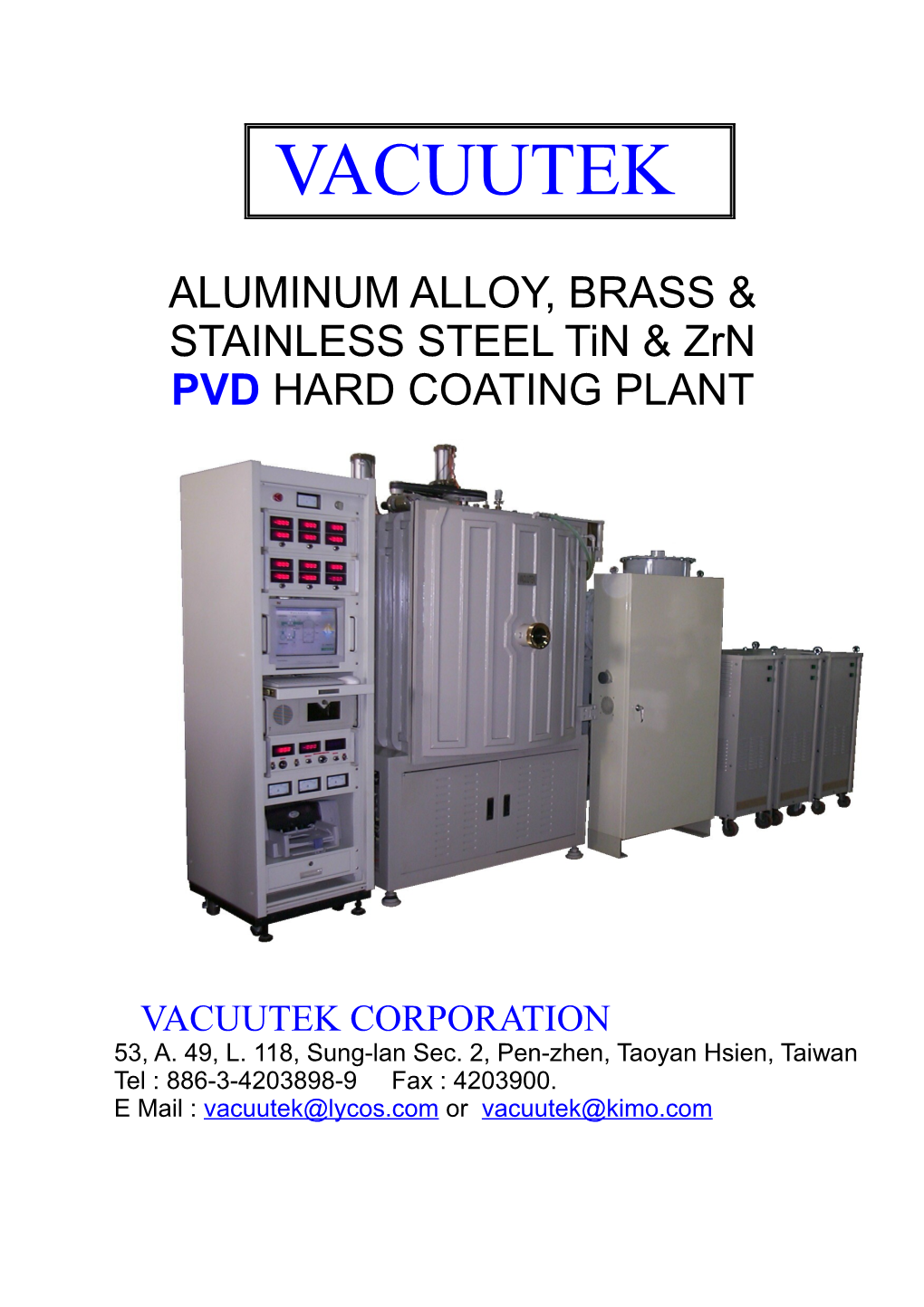 Aluminum Alloy, Brass &