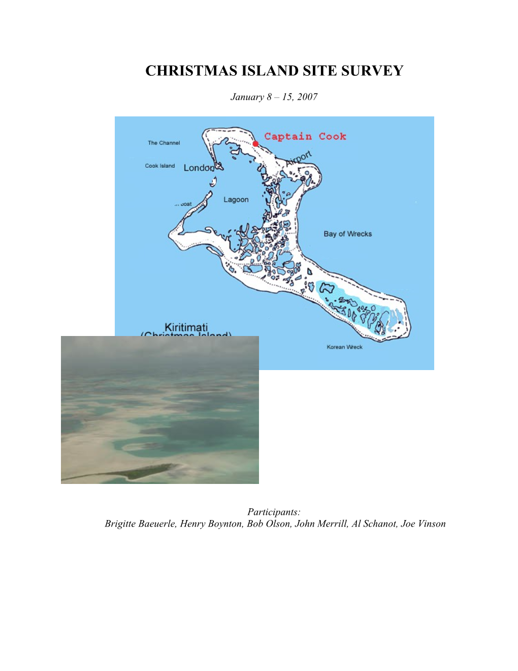 Christmas Island Site Survey