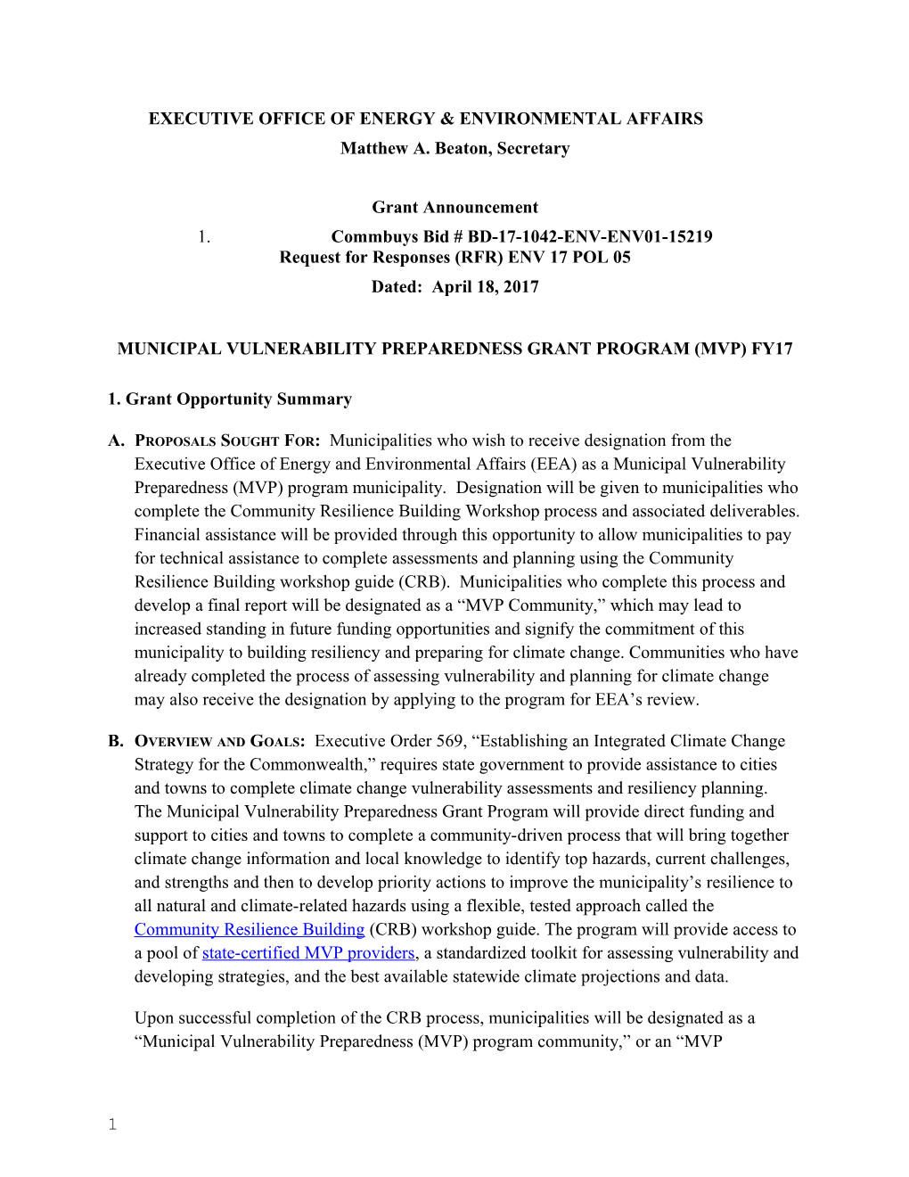 Request for Response Cover Sheet