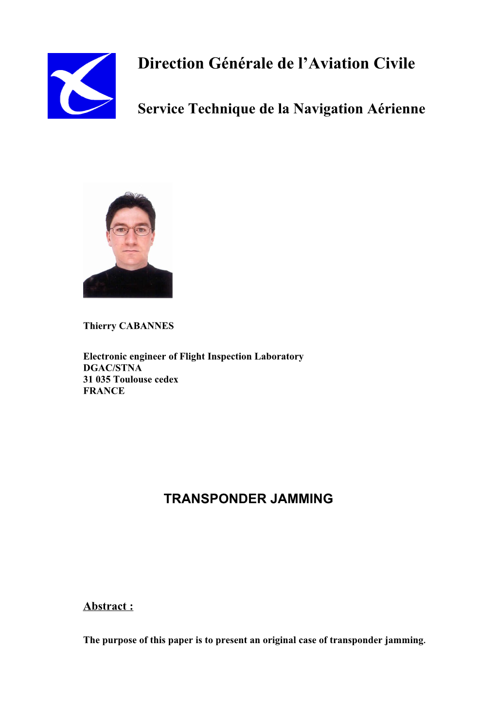 Electronic Engineer of Flight Inspection Laboratory