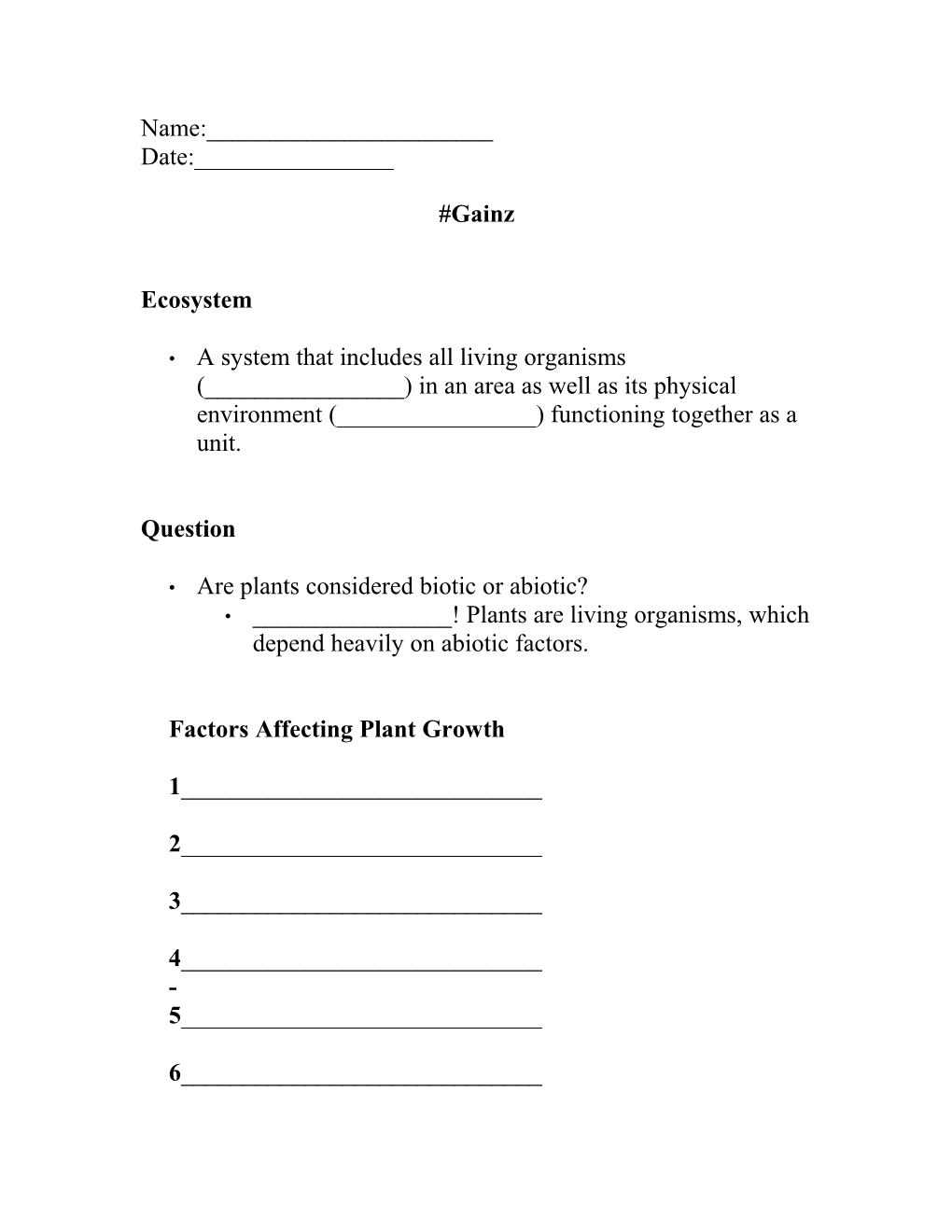 Are Plants Considered Biotic Or Abiotic?