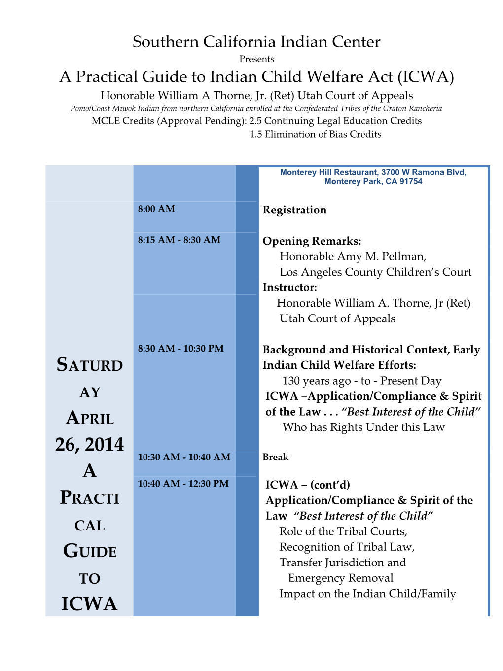 A Practical Guide to Indian Child Welfare Act (ICWA)