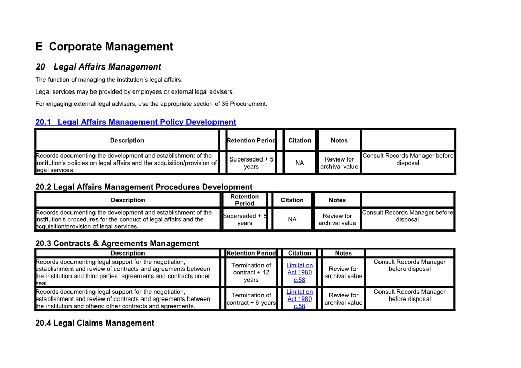 Ecorporate Management