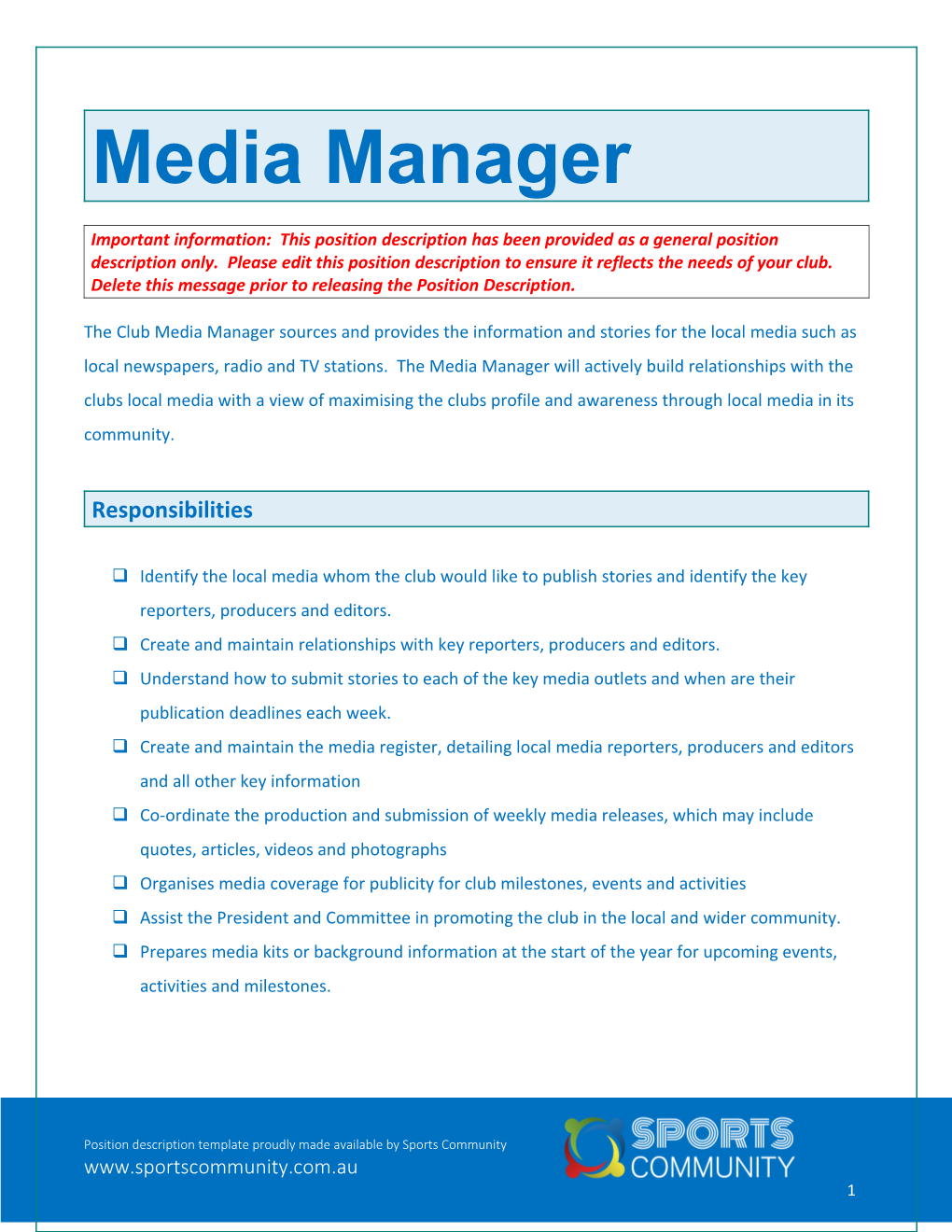 Media Manager