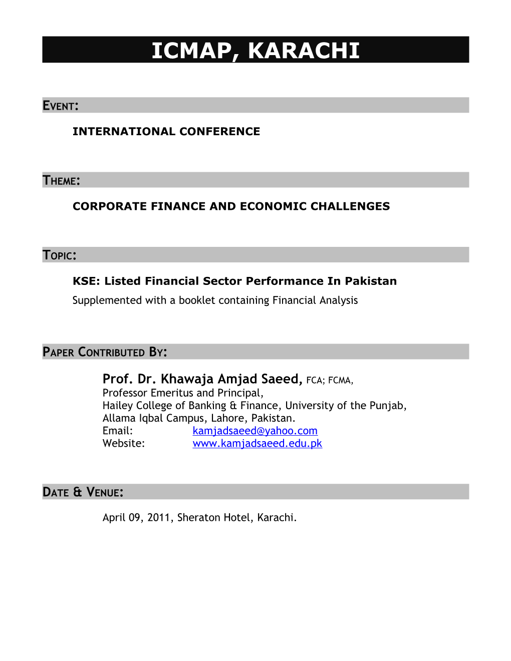 Corporate Finance and Economic Challenges