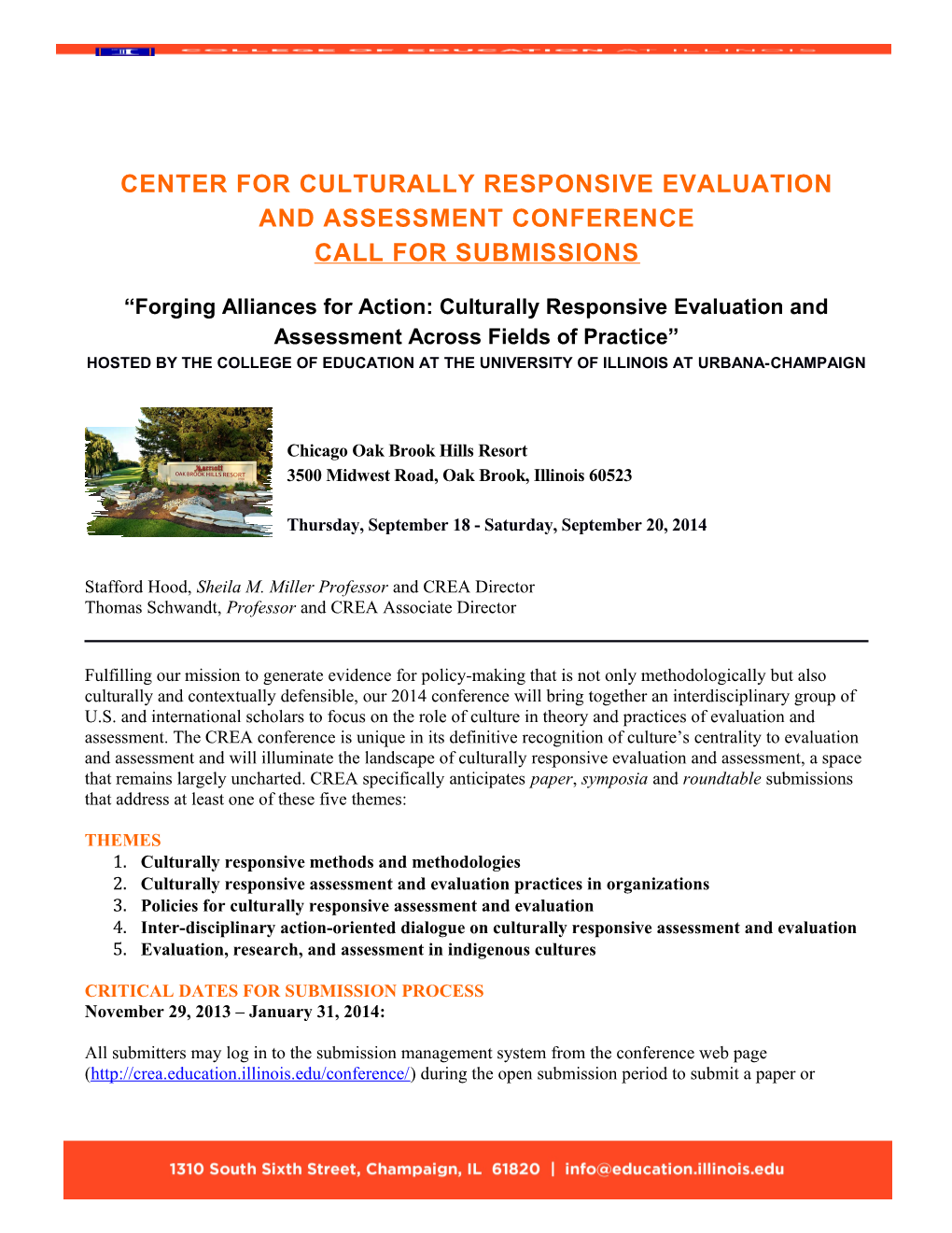 Center for Culturally Responsive Evaluation