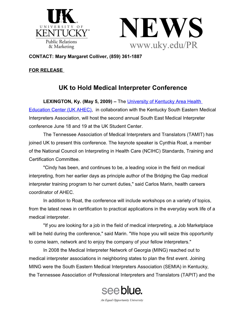 UK to Hold Medical Interpreter Conference