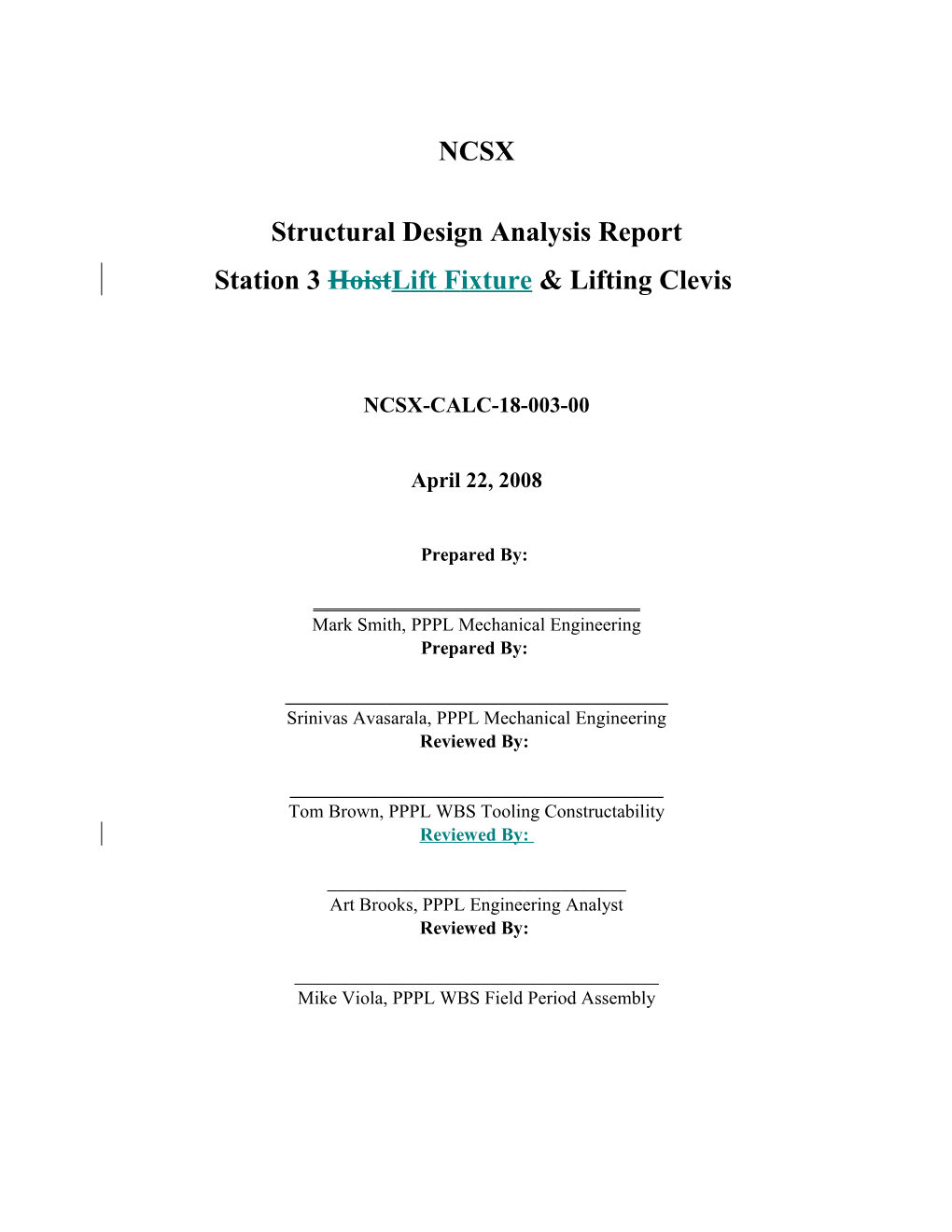 Structuraldesign Analysis Report