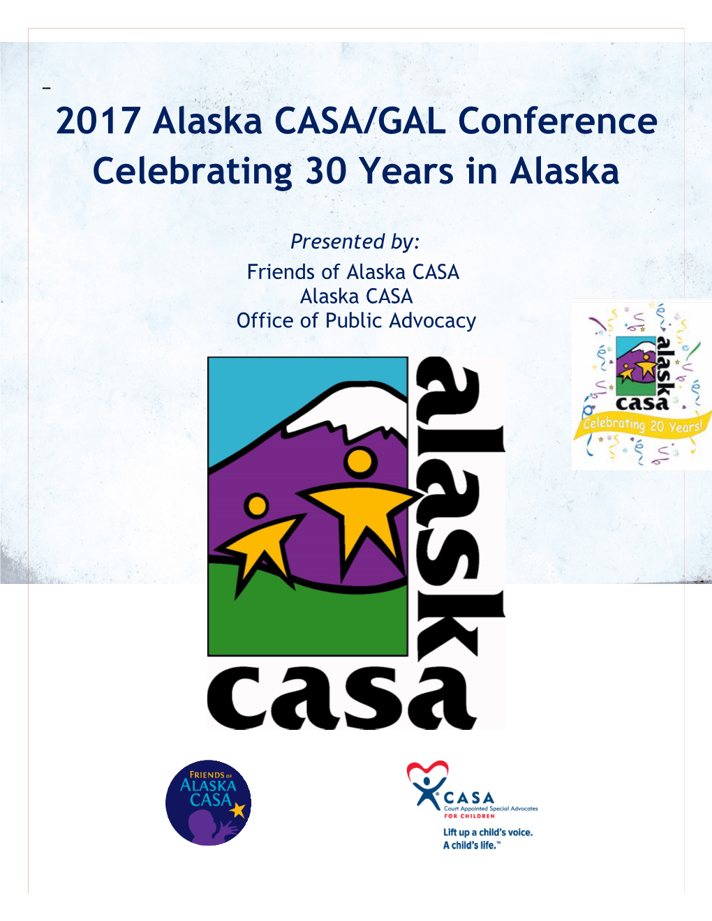 2017 Alaska CASA/GAL Conference
