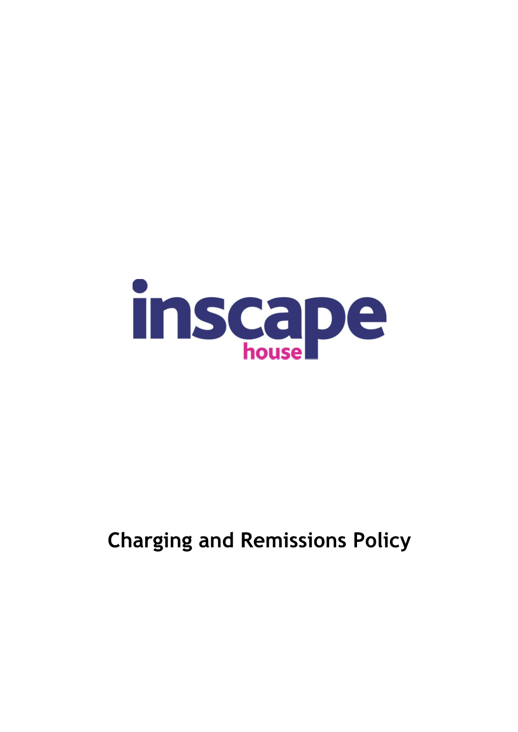 Inscape House School Charging and Remissions Policy