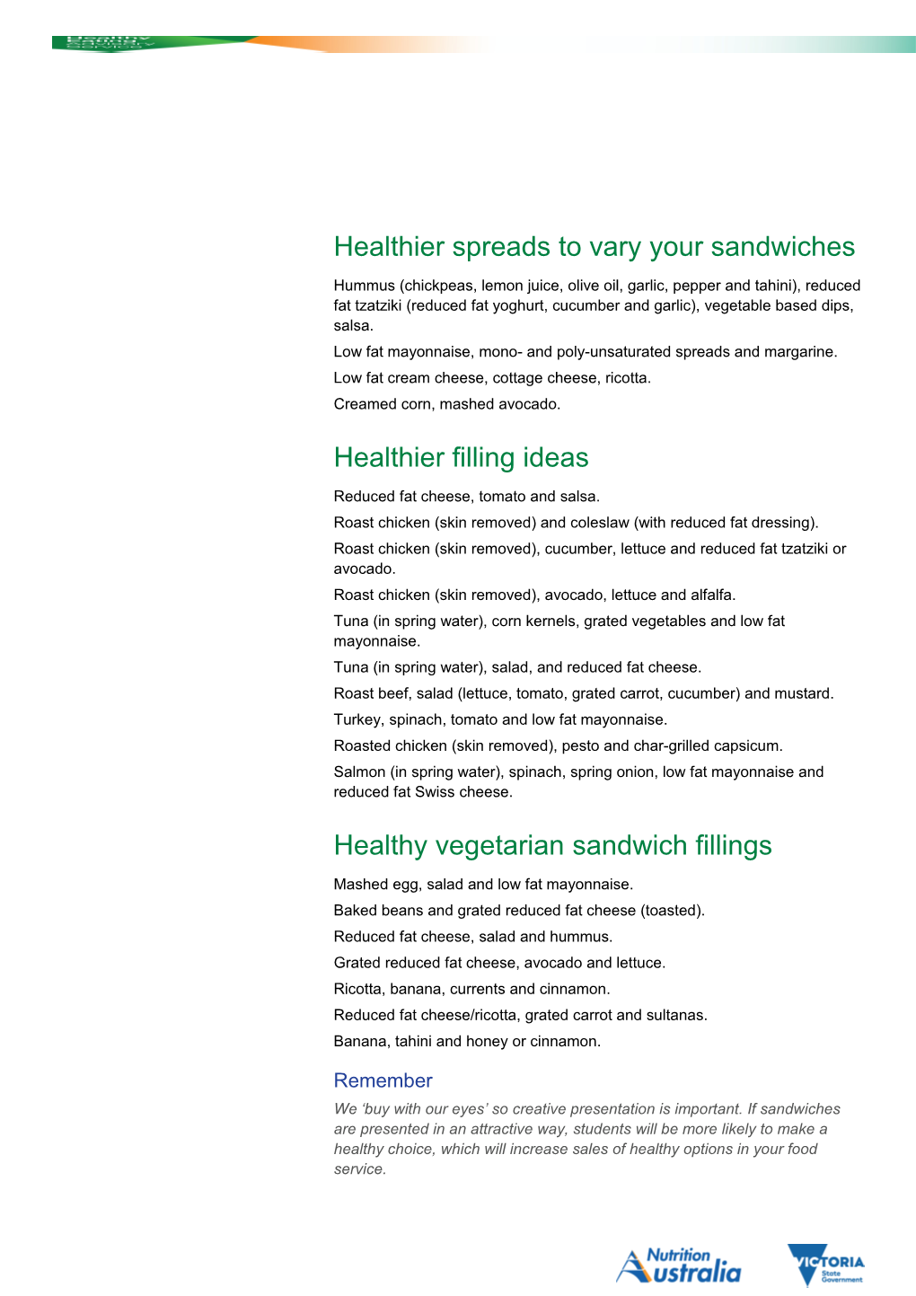 Healthier Spreads to Vary Your Sandwiches