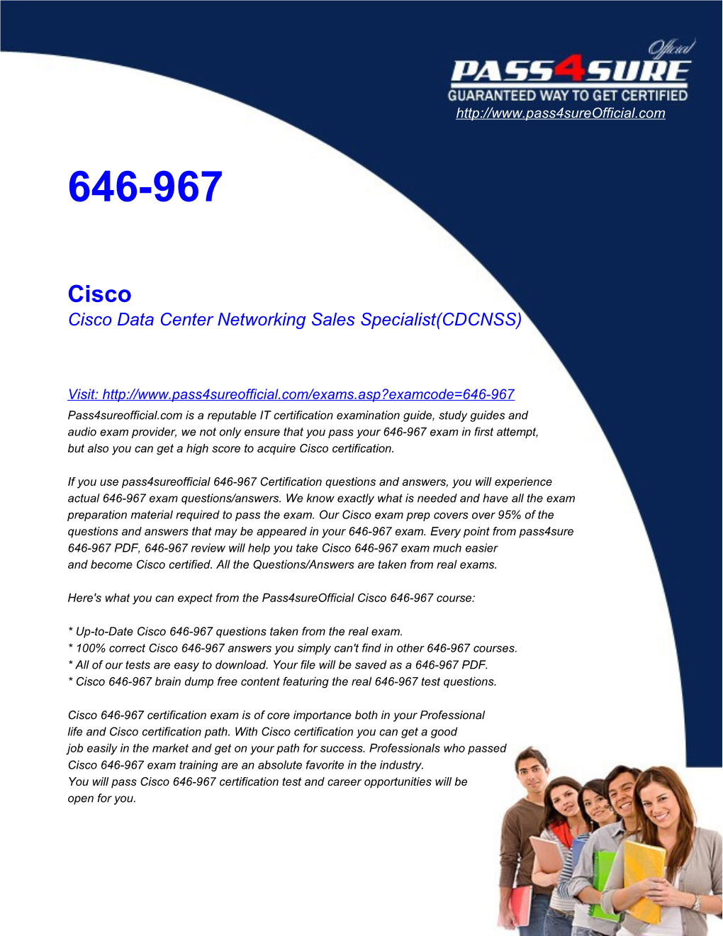 Cisco Data Center Networking Sales Specialist(CDCNSS)