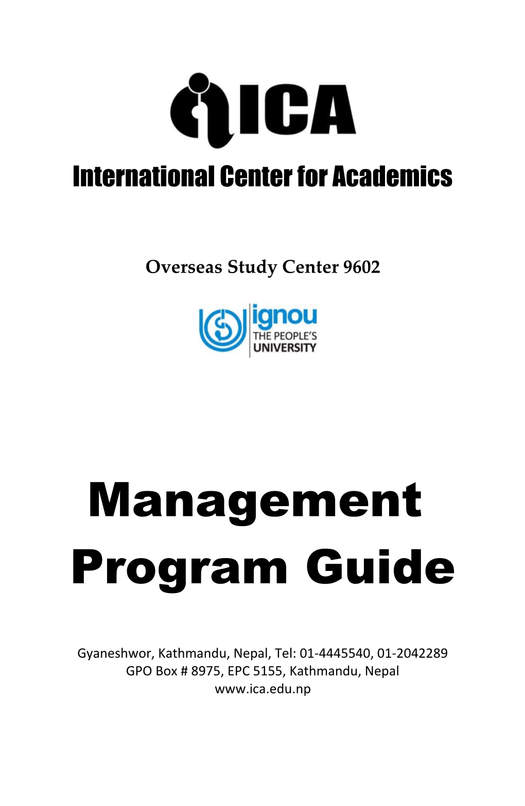 International Center for Academics