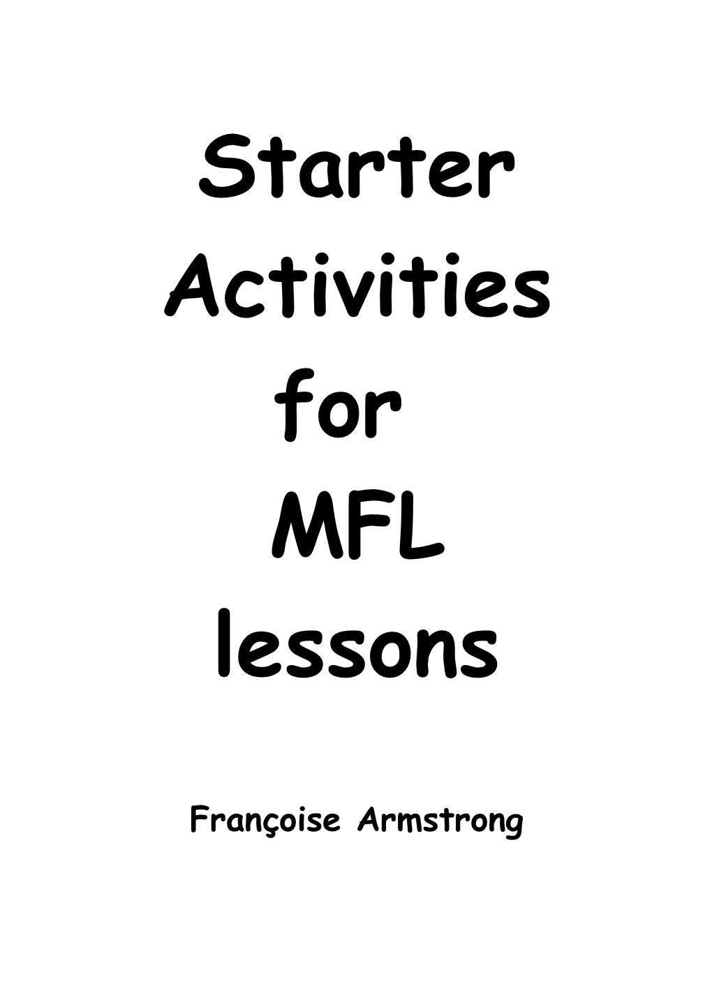 County Adviser for MFL (Herts)