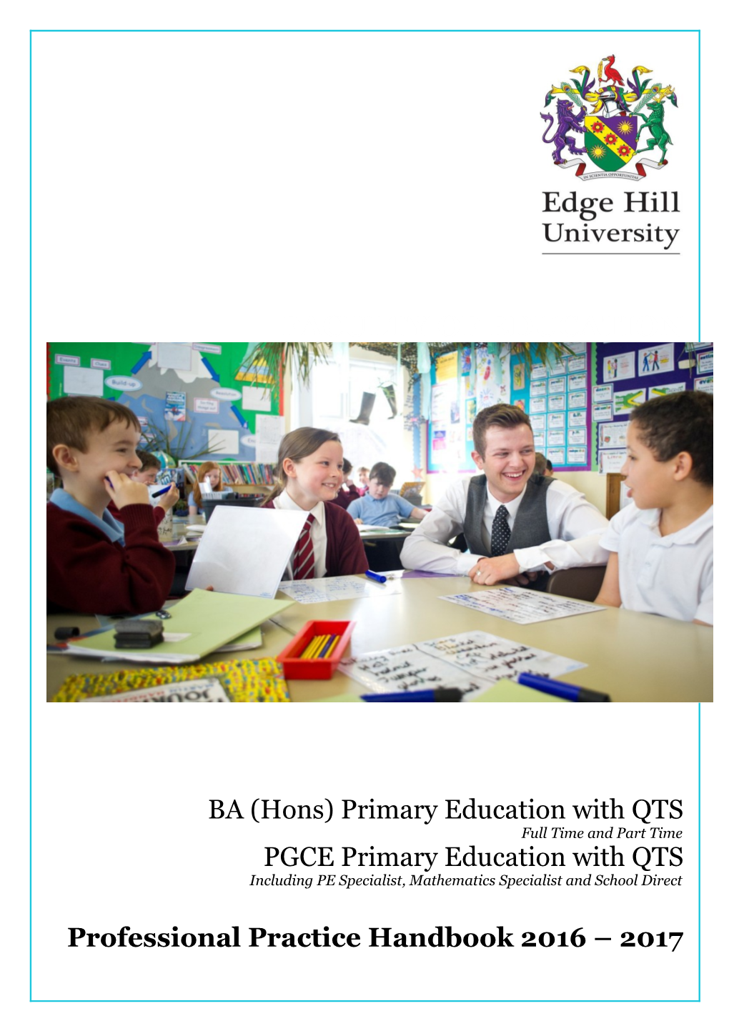 BA (Hons) Primary Education with QTS