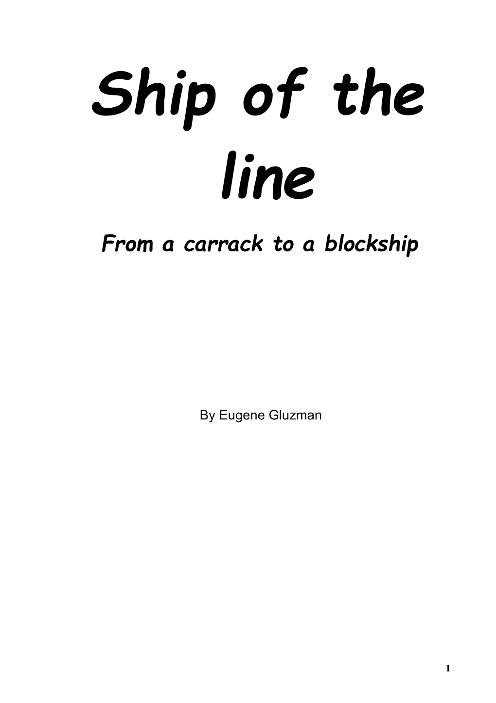 Ship of the Line