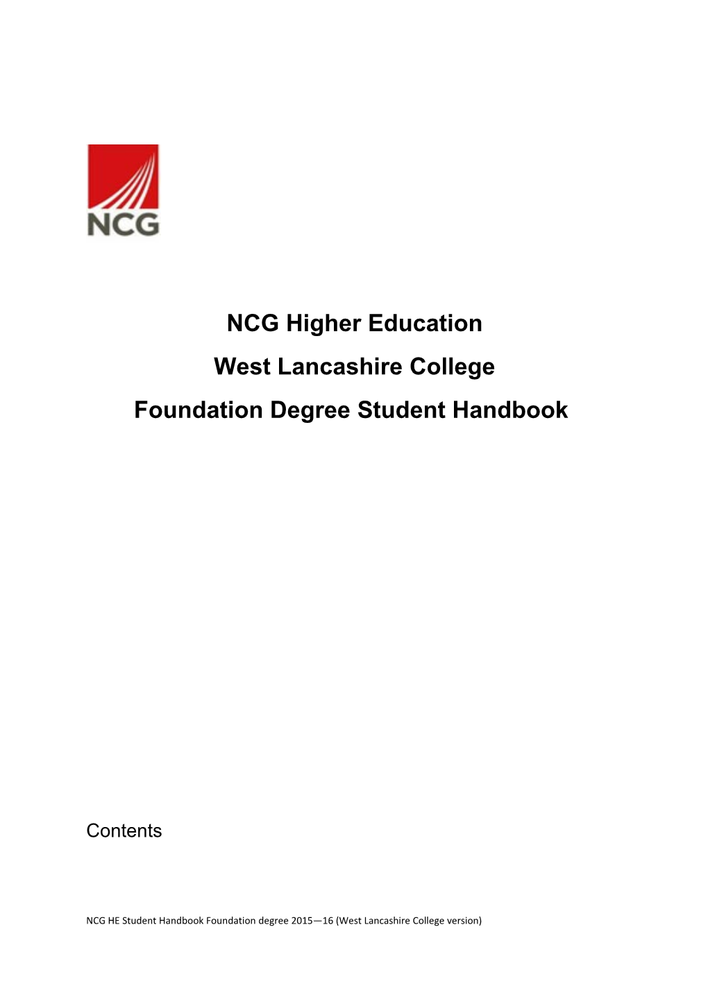 NCG Higher Education