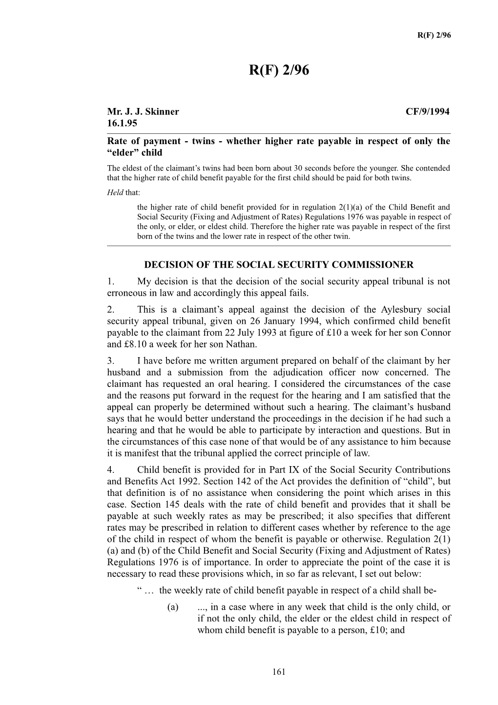 Social Security Acts 1975 to 1990