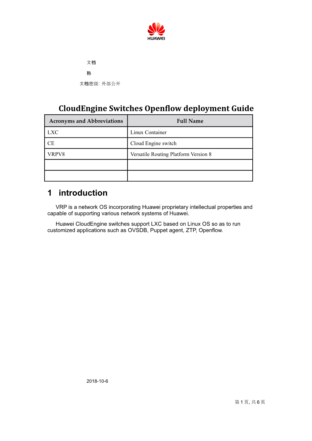 Cloudengine Switches Openflow Deployment Guide