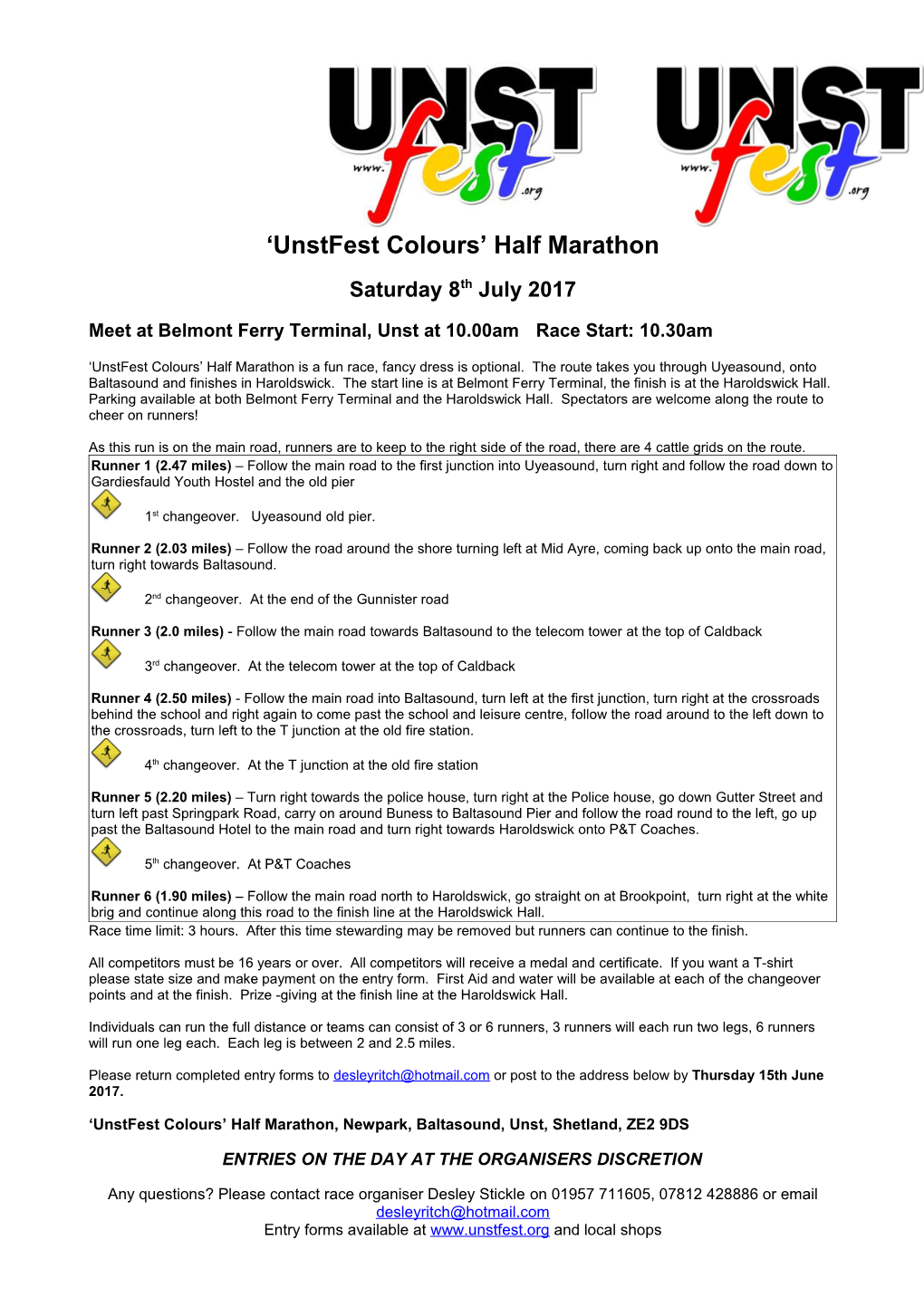 Shetland Simmer Dim Half Marathon