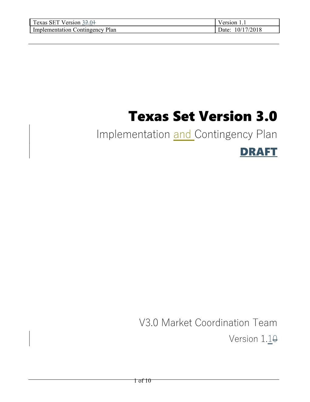 Texas Set Version 3.0