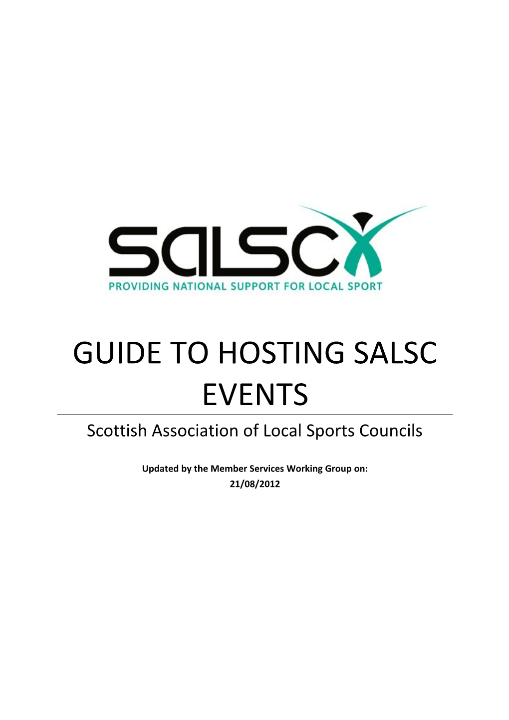 SALSC Sports Events Agreement