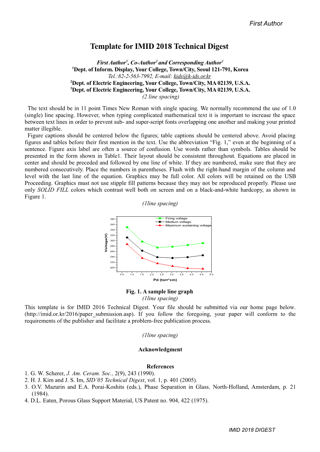 Template for IMID 2018 Technical Digest