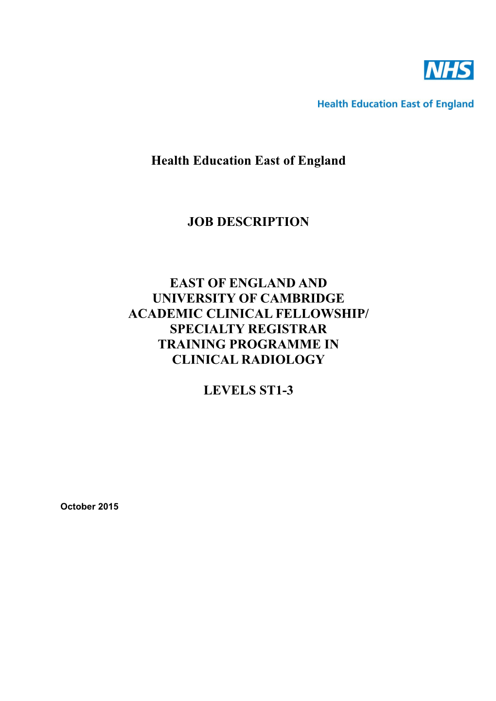 Health Education East of England