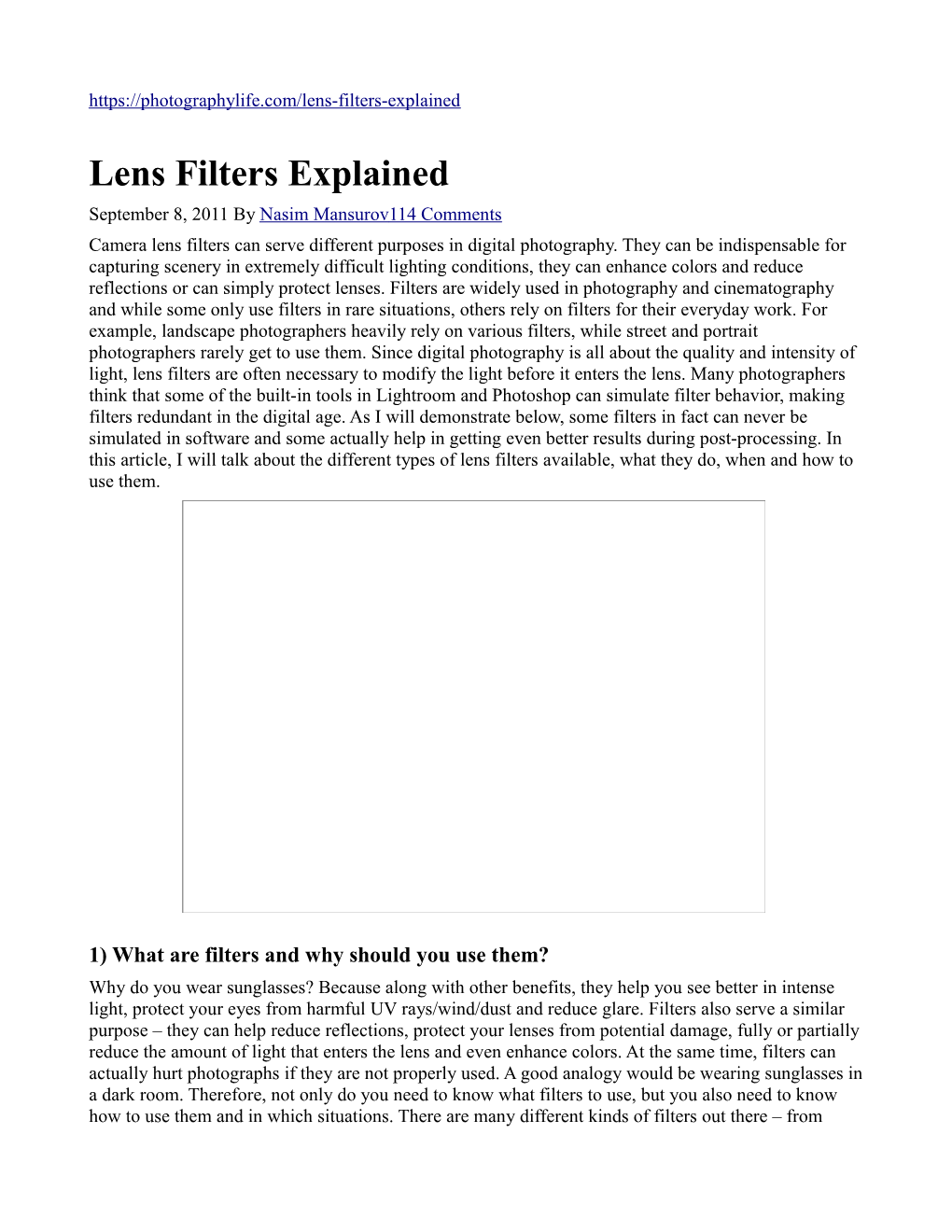 1) What Are Filters and Why Should You Use Them?