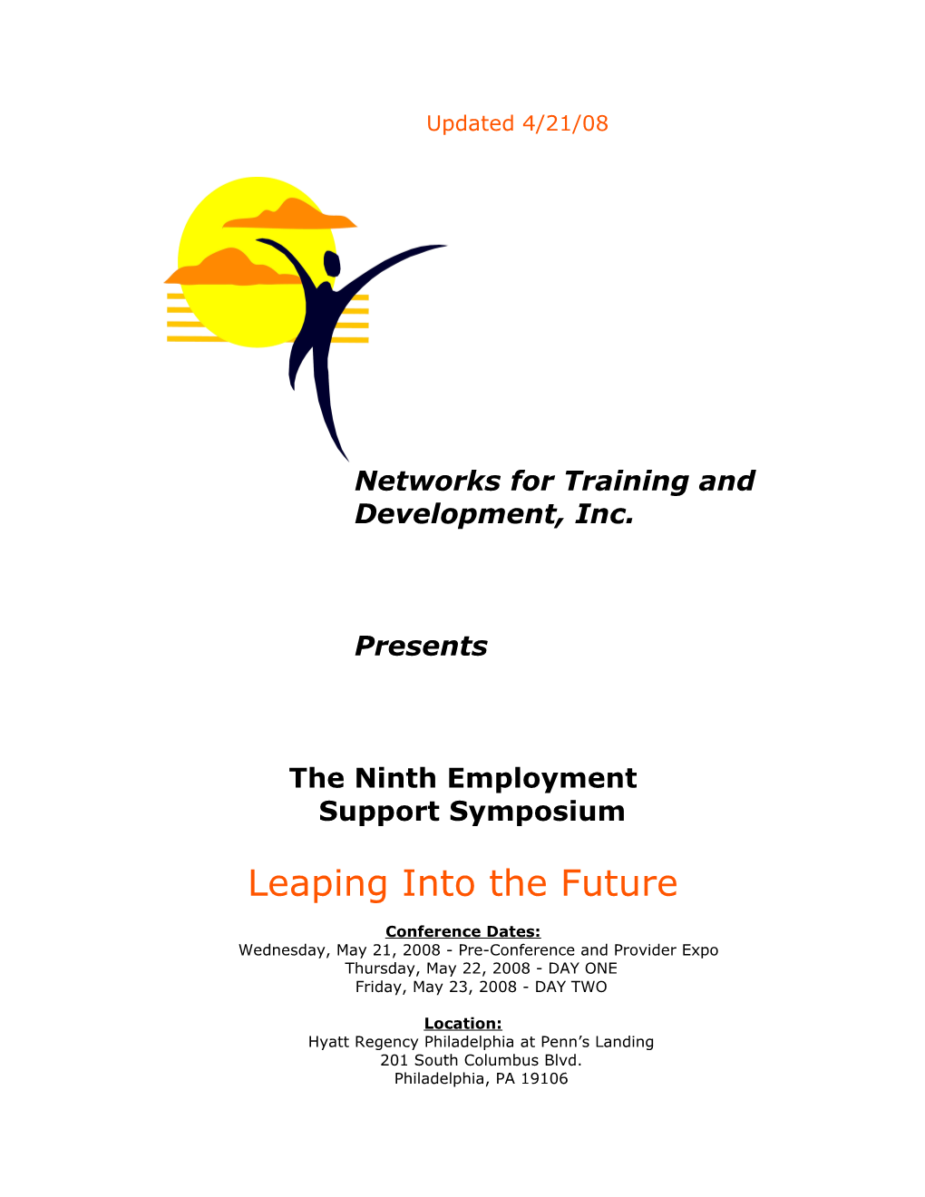 The Ninth Employment Support Symposium