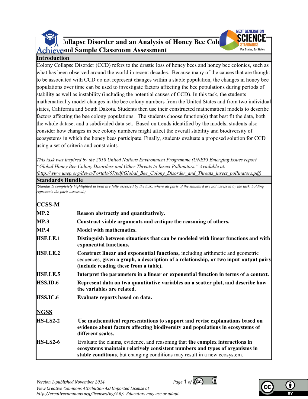 HS-LS Bee Colony Population Working Copy