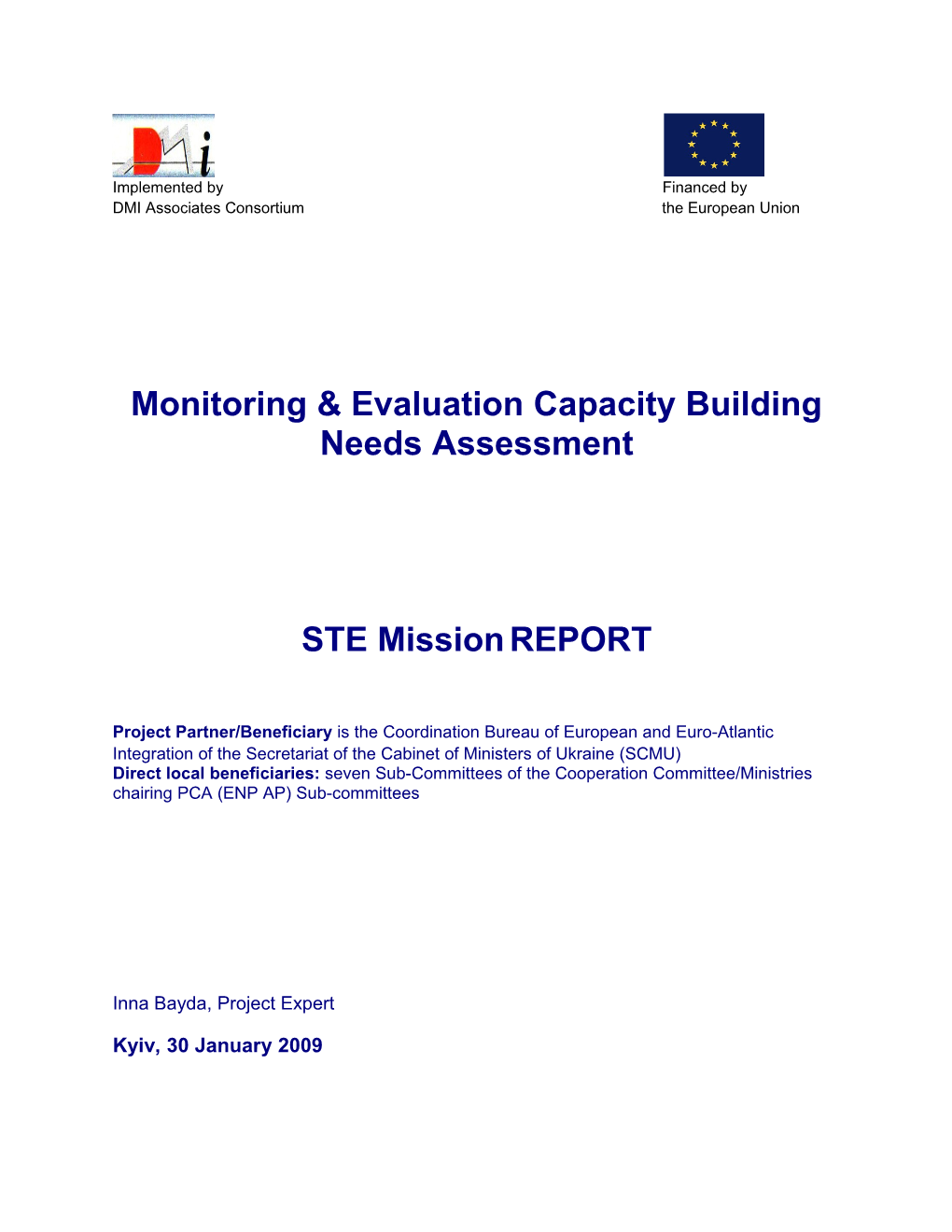 M&E Capacity Building Needs Assessment