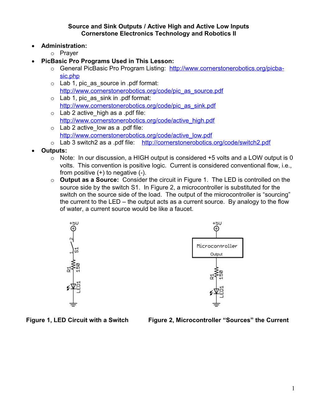 Cornerstone Electronics Technology II and Robotics